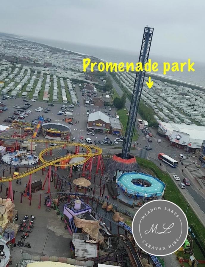 Promenade 566, Direct Beach Access, Close To Fantasy Island, Wifi, Pet Friendly - Meadow Lakes Caravan & Lodge Hire Skegness Exteriér fotografie